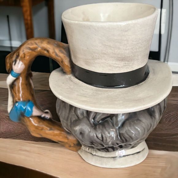 Vintage Toby Jug Unique Boy on Handle Collectible Character Mug Japan Retro Find - Picture 4 of 7